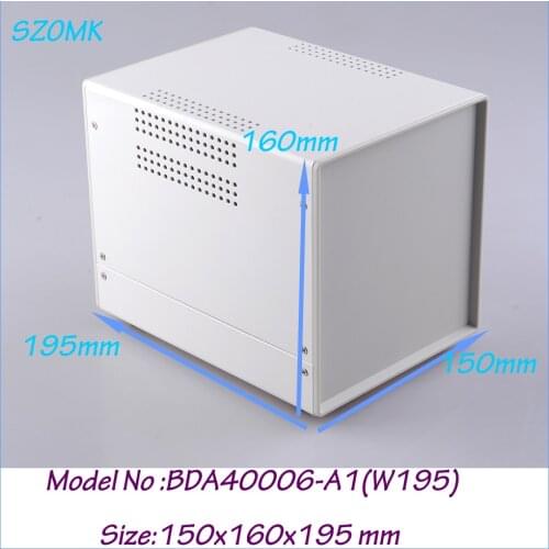 1pcs)150x160x195mm new electronics metal enclosure box for electronics pcb instrument box industrial enclosures case