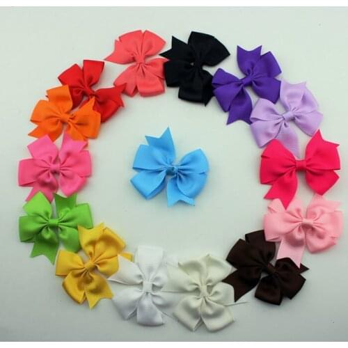 15pcs Kids Baby Girls Bebe Children Toddler DIY Grosgrain Headdress Bow Headwear Accessories Head Band Bowknot Cute Hair Wear