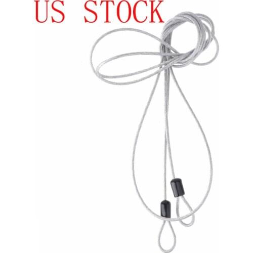 2Pcs Curtain Pendant Rope Stainless Steel Balcony Clothesline Indoor Outdoor Laundry Hanger Clothes Dryer Clothes Drying
