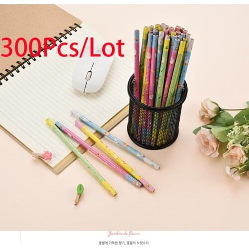 300Pcs/Lot HB Black Pencil