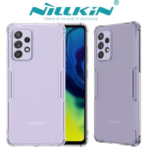 Nillkin TPU Phone Case Clear Soft Transparent Shockproof Back Cover For Samsung Galaxy A52 4G A72 5G Protection Gray