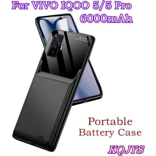6000mAh Battery Charger Case For VIVO IQOO 5 Pro Battery Case External Battery Backup PowerBank For VIVO IQOO 5 5G Charging Case