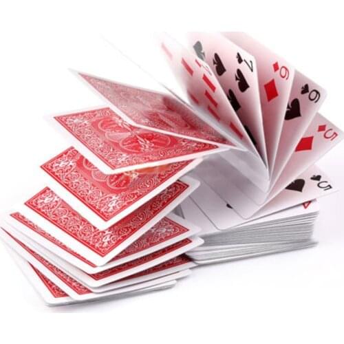 Electric Deck of Cards Prop Poker Acrobatics Waterfall Card props Paper Poker mayitr