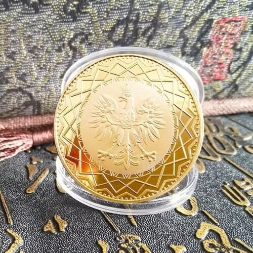 Crown Gold Phoenix Zinc Alloy 40mm Iron Art Metal Decoration Commemorative Coin Gift