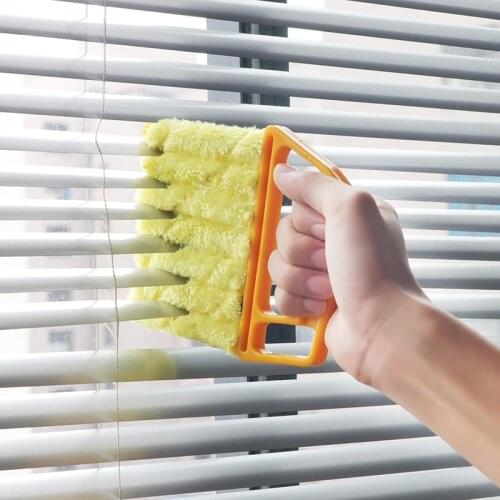 Multifunctional Microfiber Cleaning Brush Window Cleaner Blind Blade Air Conditioner Duster Kitchen Clean Supplies Accessories
