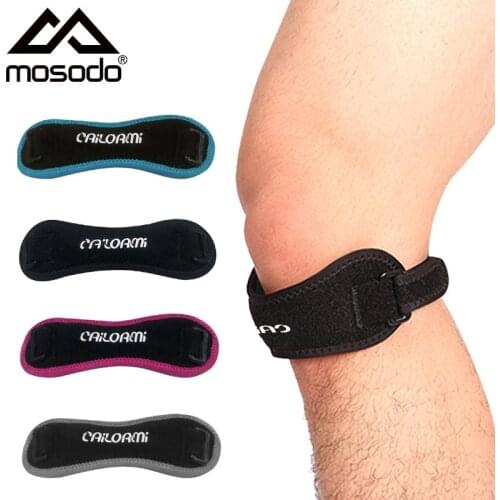 Mosodo 1pcs Patellar Knee Strap Band Knee Support Patella Tendon Knee Pads for Running Knee Brace Outdoor Fitness Leg Protector