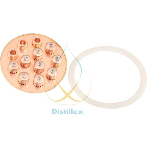 NEW OD150mm 99.9% Red Copper bubble plate for 6" distillation column . Home Distillation, Reflux column, Moonshine