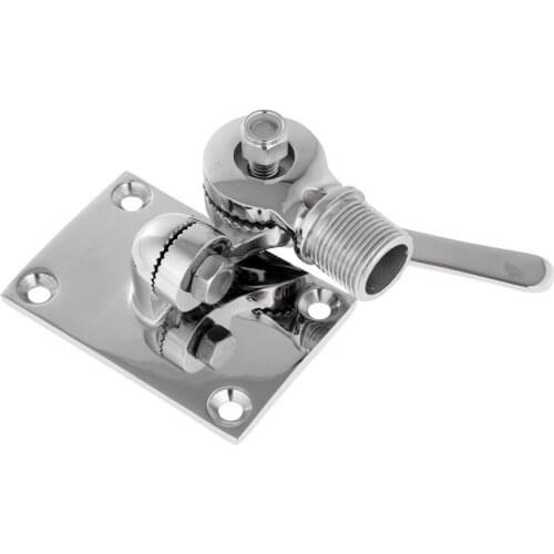Durable Heavy Duty Marine Boat Stainless Steel Ratchet Mount Antenna Base