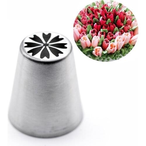 Russian Nozzles Tulip Icing Piping Nozzles Cake Decoration Tips Baking Pastry Tools DIY Sugarcraft Cupcake Dessert Decorators 9