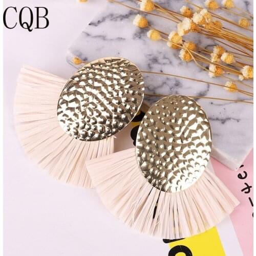 Lafite earrings for women oversize cubic zirconia vintage gold boho jewelry african fashion geometric accessories dangle indian