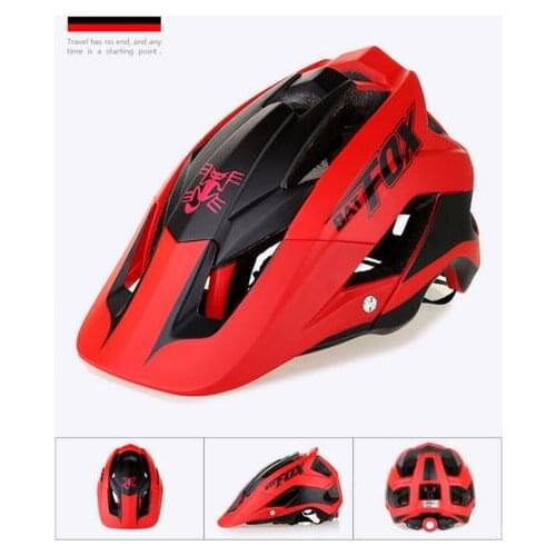 Bat FOX integrally-molded mtb mountain road bicycle bike whole body riding helmet Casco Ciclismo Capacete 56-63CM