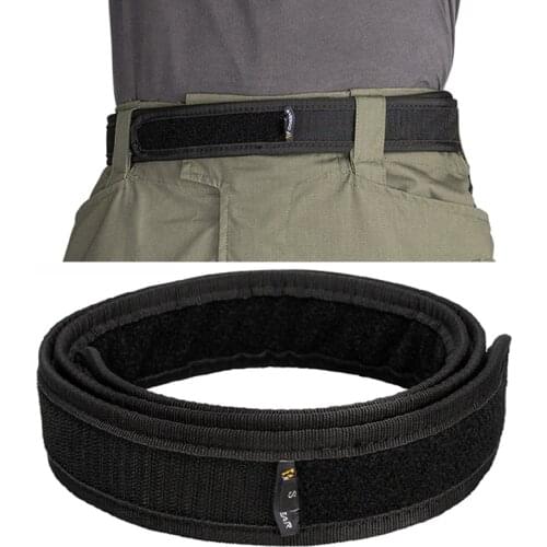Comfortable Breathable Soldier Tactical Waist Lining Belt Hunting SML No Buckle Lining Ring Belt