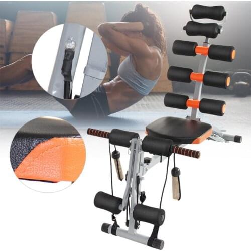Six-in-one Indoor Sit-ups Fitness Training Abdominal Muscle Board Home Multi-functional Abdomen Machine Auxiliary Device HWC