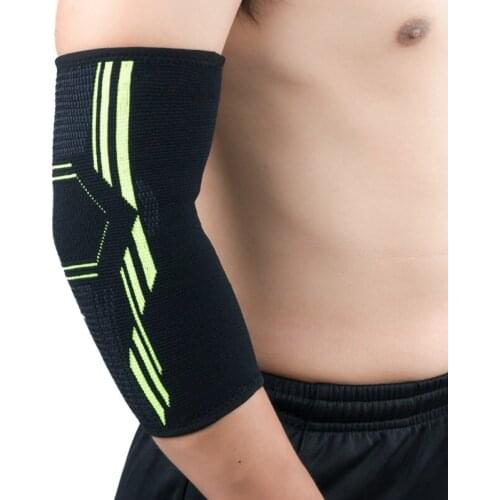 1pc Elbow Pad Protector Anti-slip Breathable Compression Arm Guard Brace Support Sleeve For Basketball Running Cycling