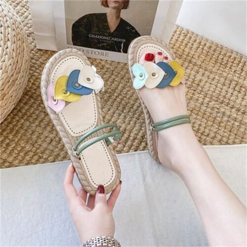 Womens Fashion Two Wear Slippers Summer 2021 New High Quality Comfortable Material Luxurious Appearance Sandales Femmes été