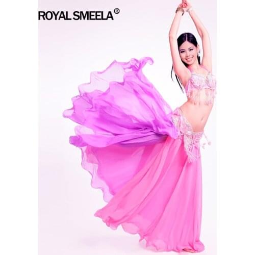 2019 New High Quality Lady Belly Dance Performance Set Suit Professional Women Sexy Imitation Pearl Practice Costume Wear H4513