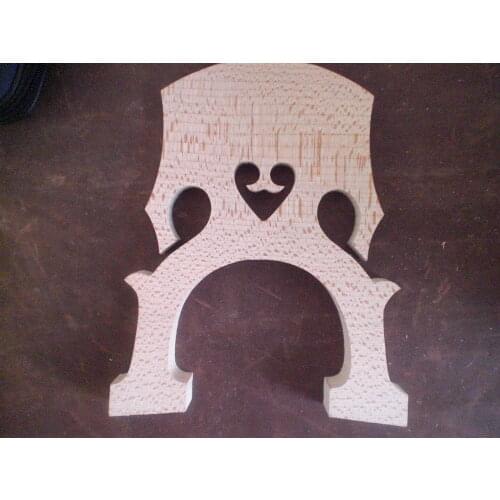 1 PC 4/4 Double Bass Bridge Maple Bridge aged maple bass part