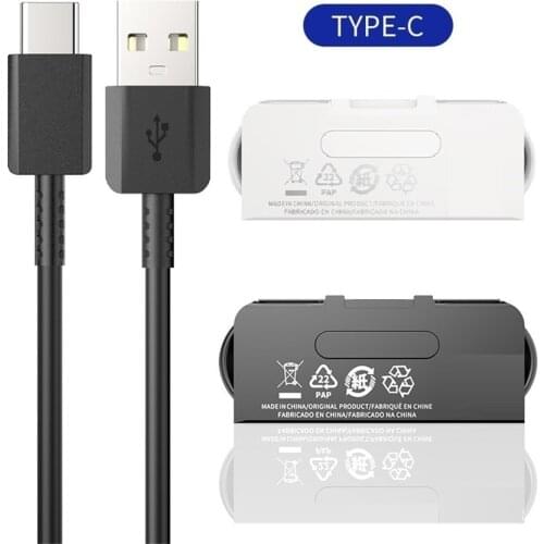 10pcs/lot TYPE C USB Cable 1M Fast Charger Data Line For samsung S8 S9 Plus S10 Note 8 9 10 USB-C cable Wire