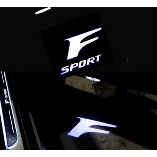 2pcs Car Door Welcome Light Logo Ghost Projector Lamp For LEXUS F SPORT RX450h RX200t rx270 rx300 rx350 RC rcf RC3550 RC300