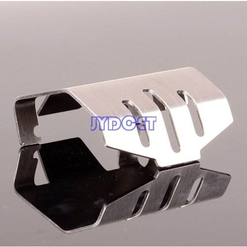 2Pcs Stainless Steel Axle Armor Differential Fender Protector Skid plate FOR RC 1/10 Traxxas Car TRX-4 TRX4 T4