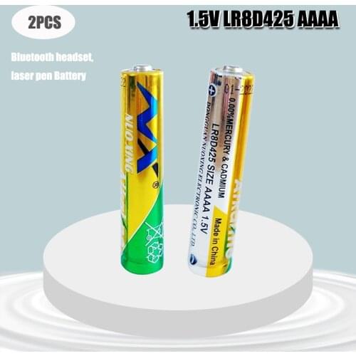 2pcs 1.5V E96 AAAA primary battery alkaline battery dry battery laser pen battery Bluetooth headset