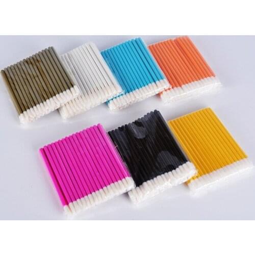 50 Pcs Disposable Lip Brush Eyelash Makeups Brushes Lash Extension Mascara Applicator Lipstick Wands Set Cosmetic Makeup Tools