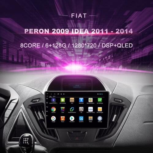 Car DVD For Fiat Perla 2009 Idea 2011 - 2014 Car Radio Multimedia Video Player Navigation GPS Android10.0 Double Din