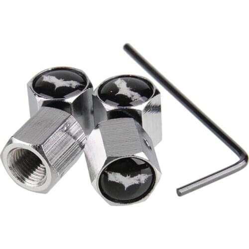 Car Parts Tire Air Valve Caps Wheel Plugs Anti-theft Bat Emblem Auto Tyre Rims Stem Cover For Renault Clio Megane Captur Styling