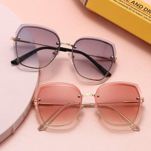 Oversize Polygon Kids Sunglasses for Baby Vintage Metal Child Sun Glasses Boy Girls Fashion Irregular Infant Oculos Gafas De Sol