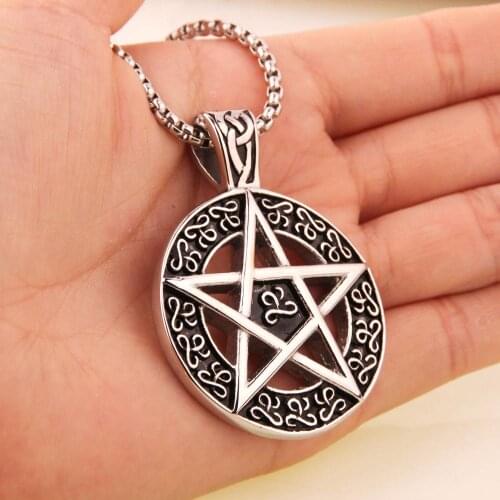 Granny Chic Hexagonal Star Pendant Necklace Women Men Chain Israel Charm Jewelry Choker Collar Collier Party Gifts Free Shipping