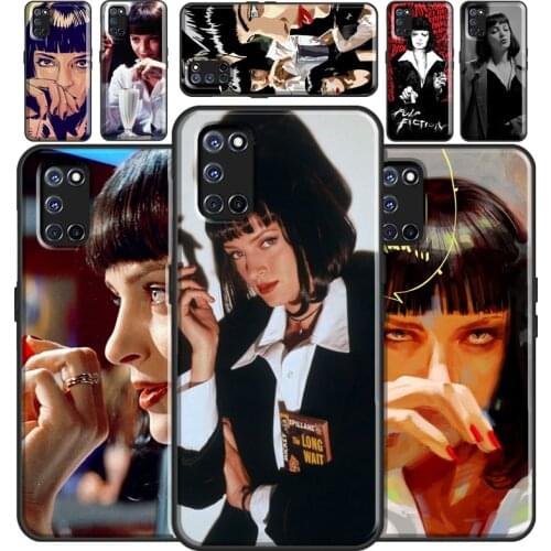 Mia wallace Pulp Fiction Case For OPPO A3S A5S A1K A52 A72 A31 A53 A9 A5 2020 A15 A83 A91 F5 Reno 4 Pro Z 2Z Coque