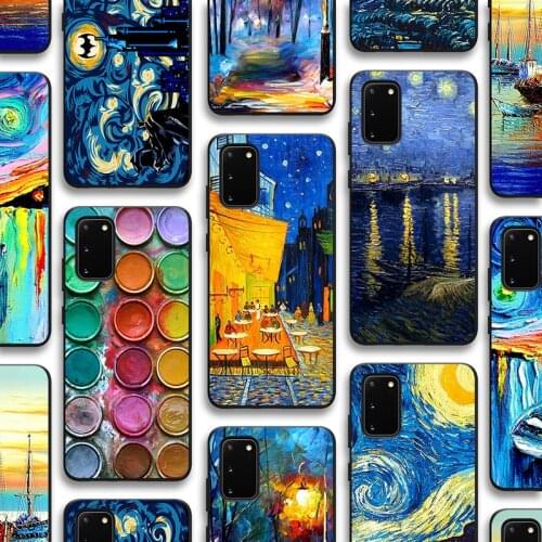 Painting Case for Samsung Galaxy S21 A51 S20 A50 A71 A70 A12 A21S S10 S9 S8 A20 A30 S10e Note 20 10 8 9 Plus Ultra Lite Soft TPU