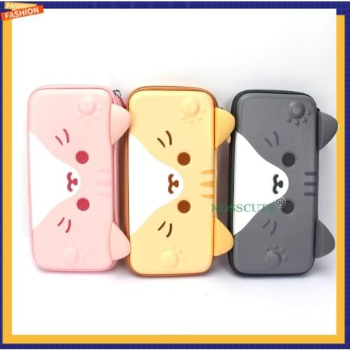 2021 Switch Storage Bag Silicone Ear PU Hard Cover Shell Waterproof Box Carrying Case For Nintendo Switch Accessories