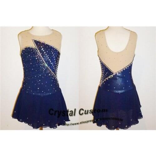 Girls Figure Skating Dress New Brand Vogue Figure Skating Competition Dress Kids DR3238