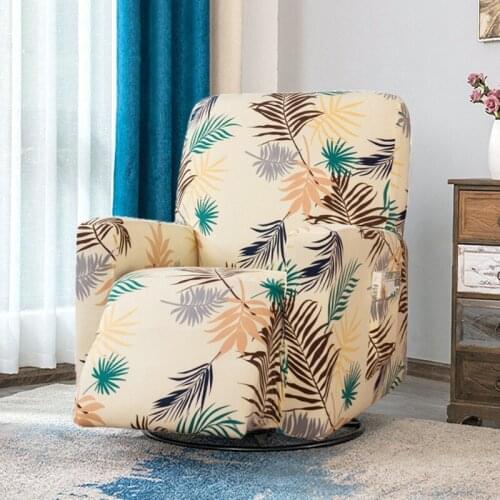 Stretch Recliner Sofa Cover Non-Slip Sofa Armchair Slipcovers Washable Elastic Furniture Protector Floral Print Couch Cover