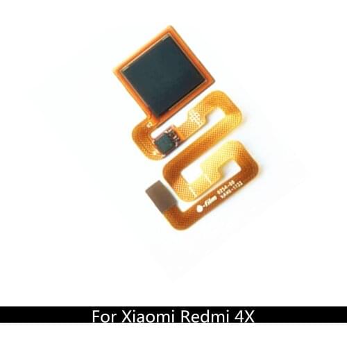 100% TEST Fingerprint Sensor Home Return Key Menu Button Flex Cable Ribbon for xiaomi redmi 3 3s 4X 4 Global Replacement Part