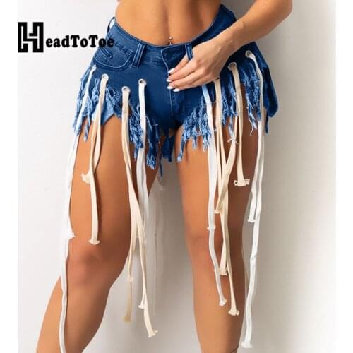 Женские короткие джинсы Headtotoe China At AliExpress