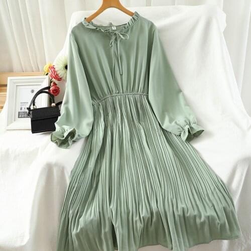 Heliar Green Summer Dresses
