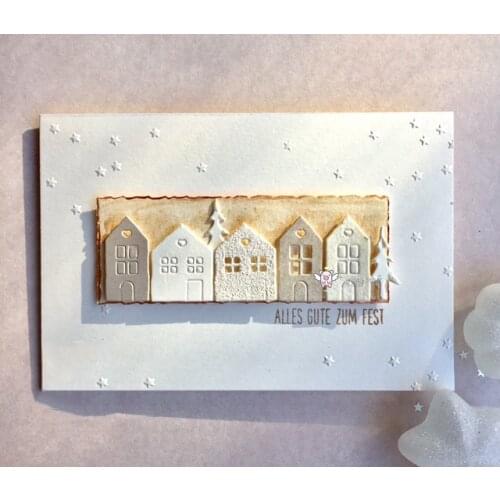 Mmao Crafts Metal Steel Cutting Dies House decoration Stencil For DIY Scrapbooking Paper/photo Cards Embossing Dies
