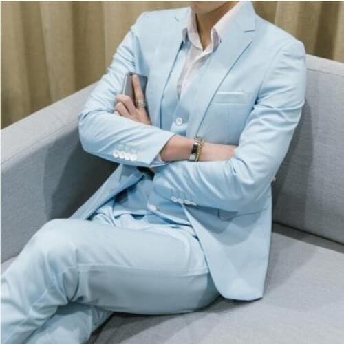 Fashion Mens Lapel Slim Fit Outwear Coat Blazers Jackets Business Casual One Button M-6XL