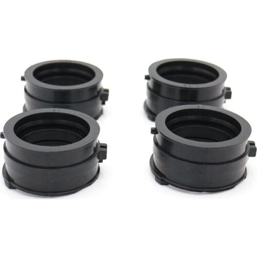 Motorcycle 4Pcs Rubber Intake Carburetor Interface Adapter For Honda CBR 900