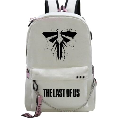 Men Bookbag Mochila The Last of Us Part 2 Backpack Usb Charging School Bags Teenage Girls Laptop Back Pack Women Travel Bagpack