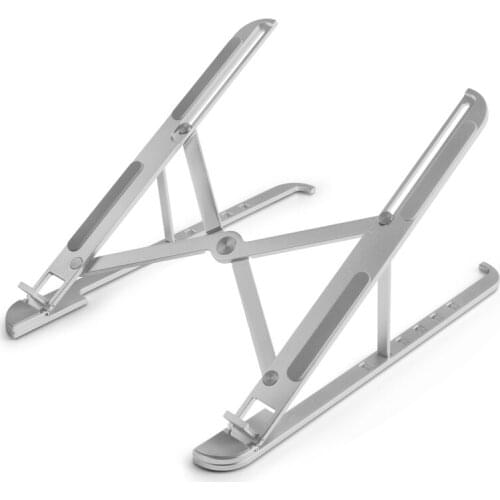 2020 New Arrival Adjustable Aluminum Laptop Stand PC Tablet Stand Foldable Portable Desktop Holder