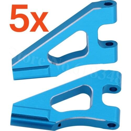 Wholesale 5Pairs/Lot HSP Upgrade Parts 122018 02147 Alum Front Upper Suspension Arm for 1/10 RC Model Car CNC 94122 XSTR POWER