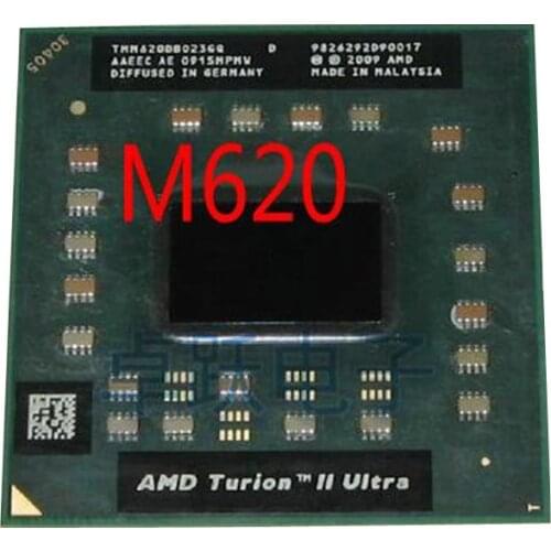 Original AMD Turion II Ultra Mobile M620 Processor 2.50 GHz 2MB L2 Cache Socket S1 (S1g3) PGA638 TMM620DBO23GQ TMM620 Laptop CPU