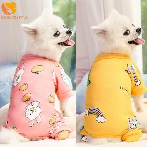 Pet Dogs Pajamas Clothes Soft Fleece Warm Jumpsuit Winter Pet Home Clothes for Small Medium Large Dogs Puppy Cat Pjs Clothing