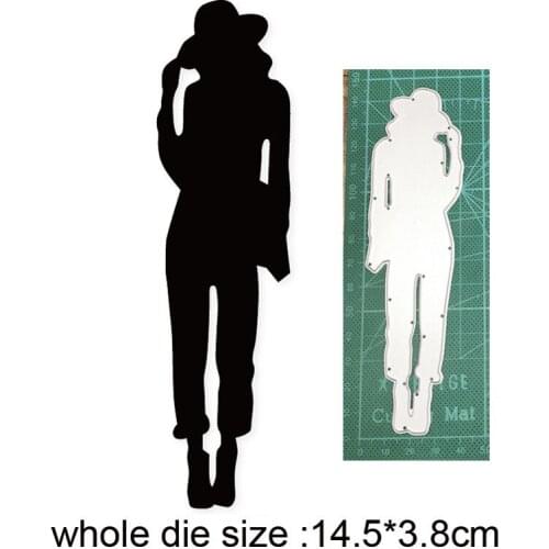 Cutting dies Hat Woman New Metal Cutting Dies for DIY Scrapbooking Paper and Card Making Decorative Embossing Die Cut Craft dies