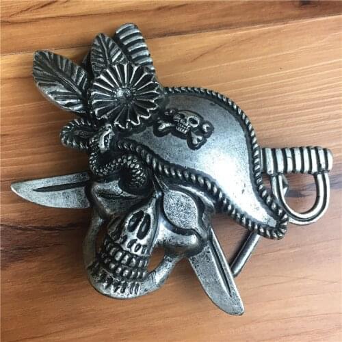Hot Sell Full Alloy Skull Belt Buckle For Men Jeans Belt Ceinture Homme Diy Accessories Male Belt Buckle AK0031