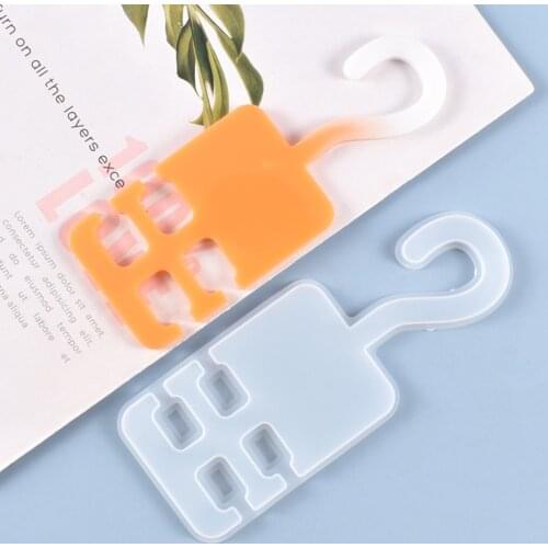 DIY Crystal Portable Hanger Epoxy Mold Hanger Car Multifunctional Hook Silicone Resin Mold For Home Storage Hanging Hooks