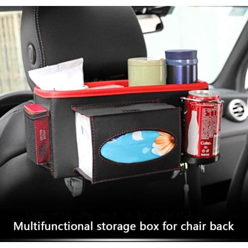 Collapsible Car Storage Bag Organizer Small Barrier of Backseat Holder Multi-Pockets Car Container Stowing Tidying